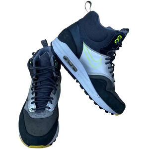 2014 Nike Air Max 1 Womens Sneaker Boot Water Proof Size US 6.5 Black Volt